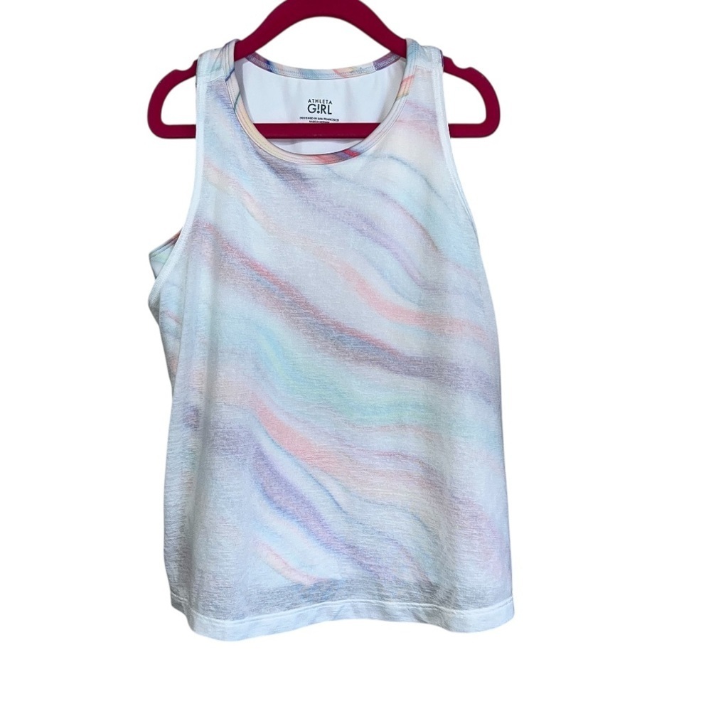 Athleta Girl Double The Fun Layered Racerback Tank Size Medium 8-10